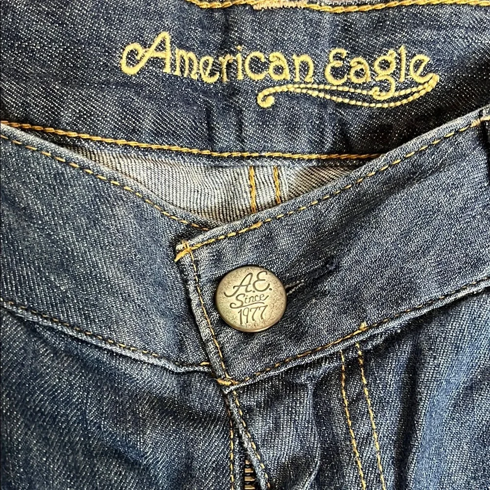American Eagle Outfitters Slight Distressing Denim Shorts - Picture 4 of 7
